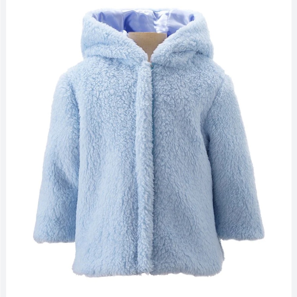 Rachel Riley Blue Teddy Bear Jacket NWT